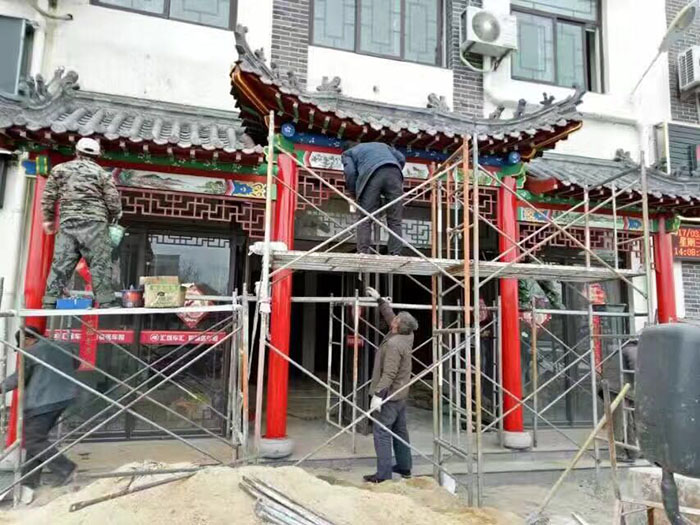 防腐木景觀門系列