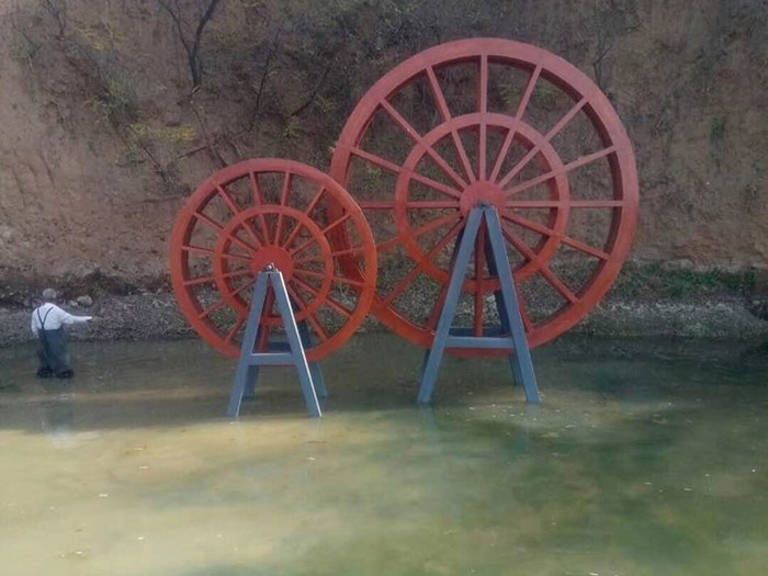 景觀水車制作